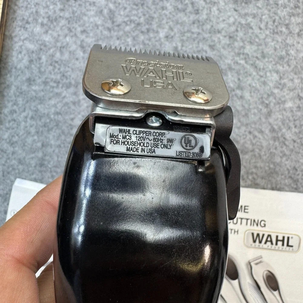 Wahl Precision Hair‎ Clipper Kit Model MC3 Home Haircut Set USA Made Tested